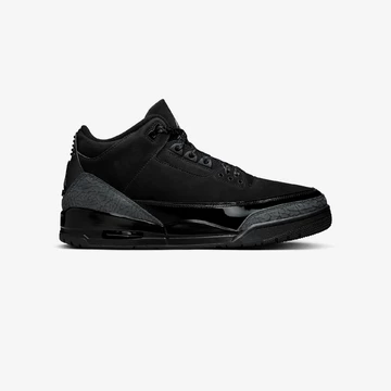 Jordan 3 Black Cat Außenseite