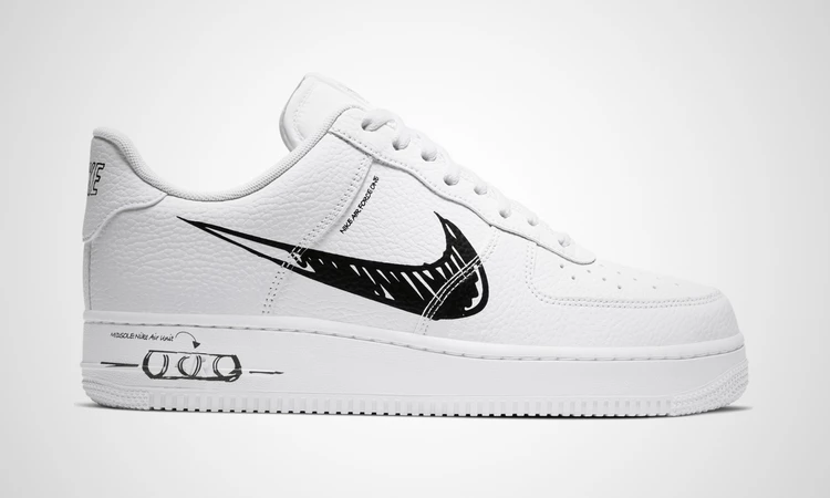 Black and white air force 1 low utility online