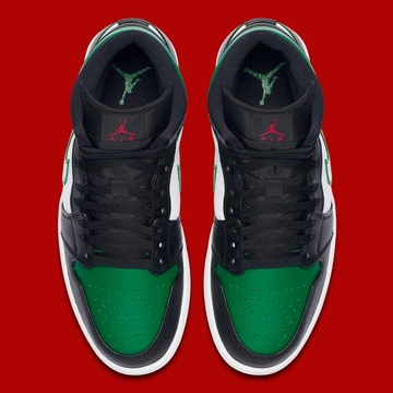 Nike Air Jordan 1 Mid Green Toe