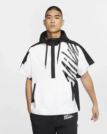 Nike Kurzarm Trainings-ZIP-Hoodie