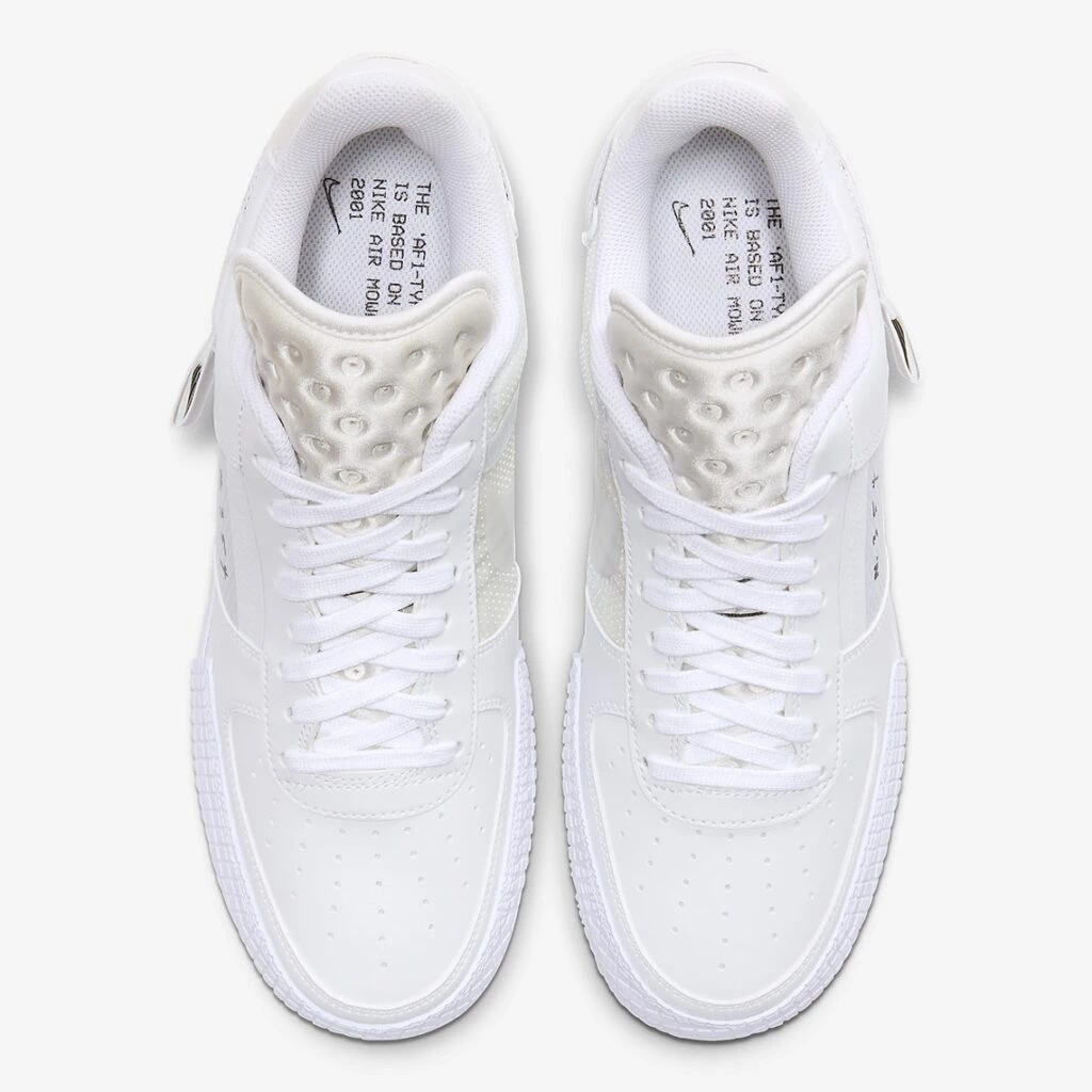 Nike Air Force 1 Low Type Triple White CQ2344 101 Dead Stock