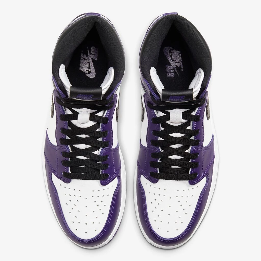 Nike Air Jordan 1 Court Purple Dead Stock