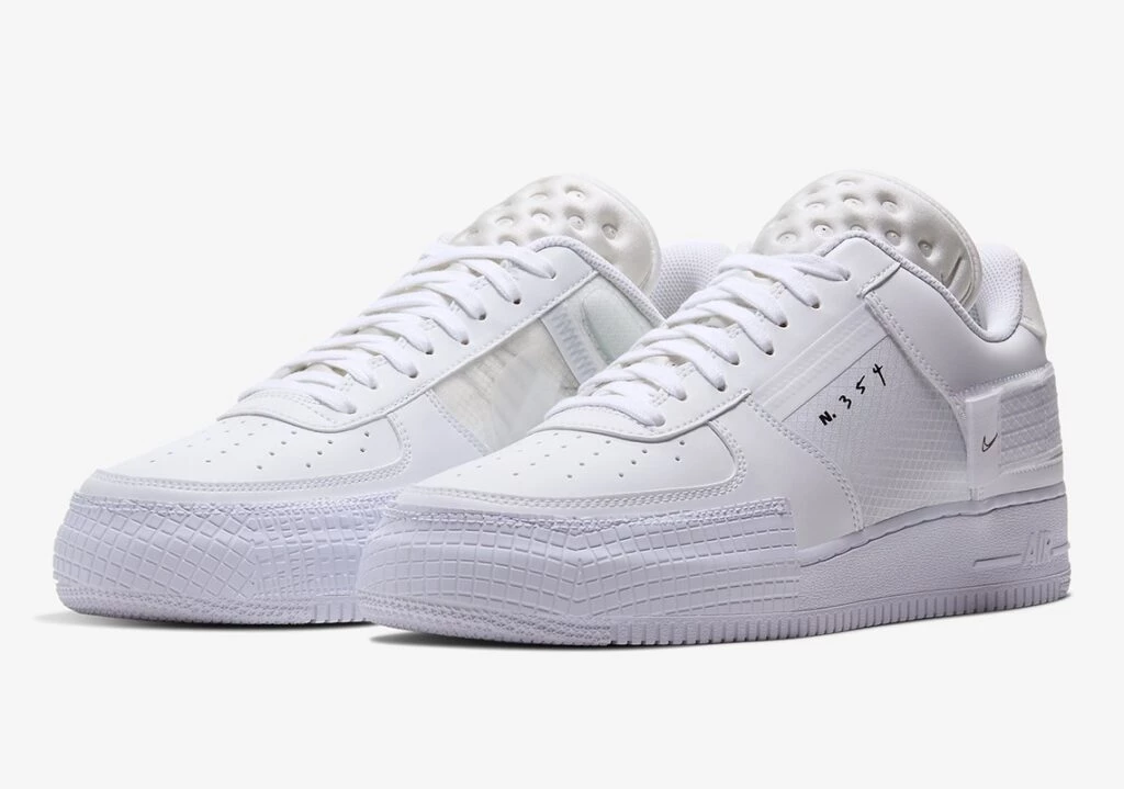 Nike Air Force 1 Low Type Triple White Dead Stock