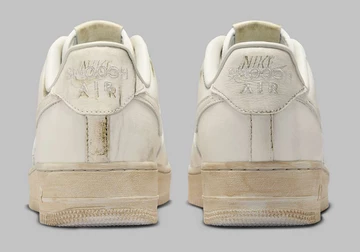 .SWOOSH x Nike Air Force 1 Low Dirty Triple White