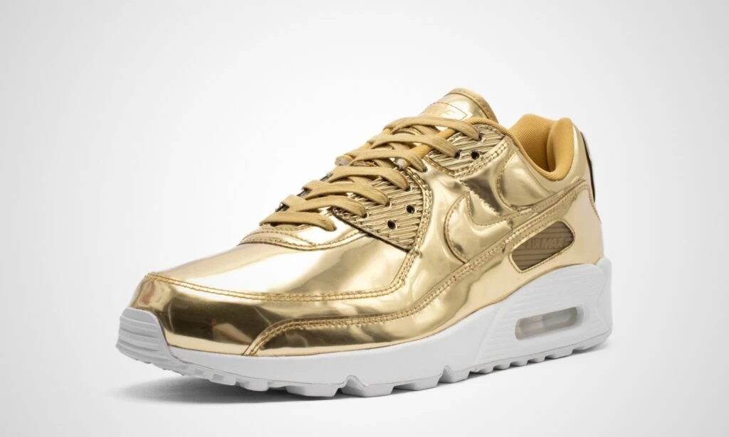 Nike air max 90 gold leaf best sale