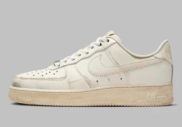.SWOOSH x Nike Air Force 1 Low Dirty Triple White