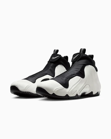 Nike Air Flightposite High Sail Black Paar seitlich