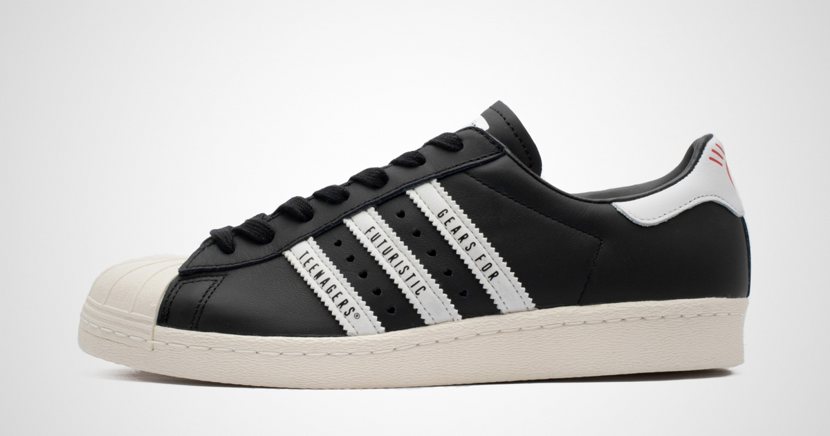 adidas HUMAN MADEスーパースター 80S 黒/白 FY0729 Adidas Consortium FY0729 Superstar 80S Human Made Mens - Black