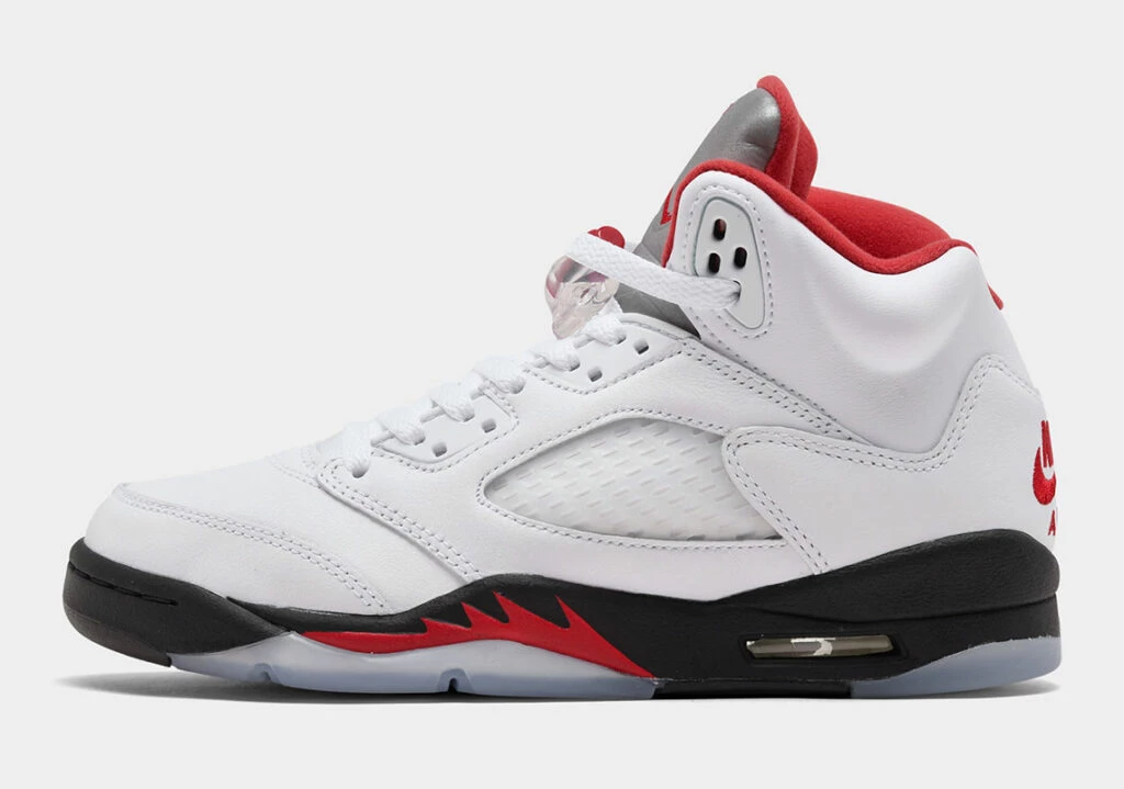 Aj5 fire red on sale