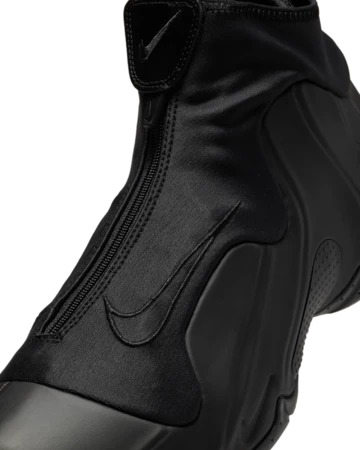 Nike Air Flightposite Triple Black Upper Details
