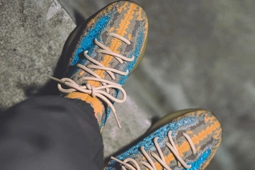 YEEZY BOOST 380 Blue Oat - Look from Above