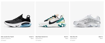 Nike Sale - 30% auf alle Artikel im Sale