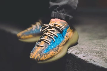 YEEZY BOOST 380 Blue Oat - Front Look