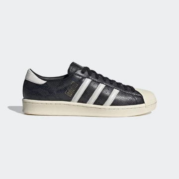 adidas Superstar Vintage Black Snakeskin Made in Germany Außenseite