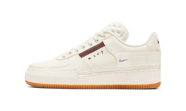 Nike Air Force 1 Low Type White Gum