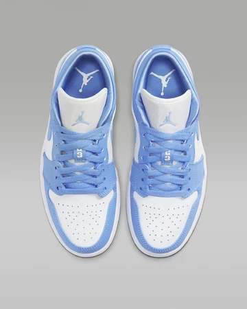 Jordan 1 Low UNC von Oben