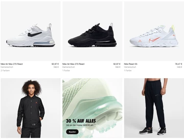 30% off almost everything at Nike