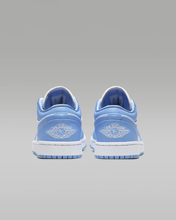 Jordan 1 Low UNC von Hinten