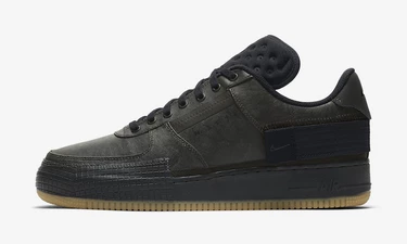 Nike Air Force 1 Low Type Black Gum
