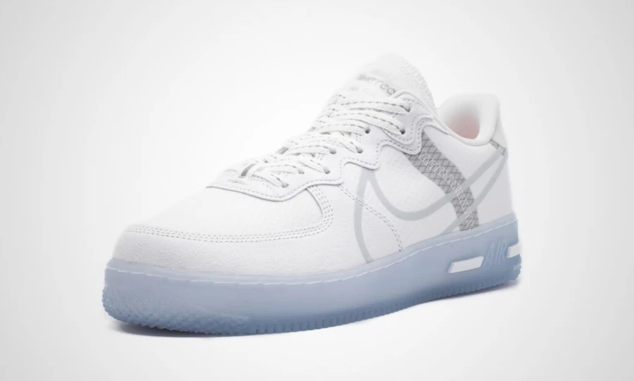 Nike Air Force React White Ice CQ8879-100 Dead Stock
