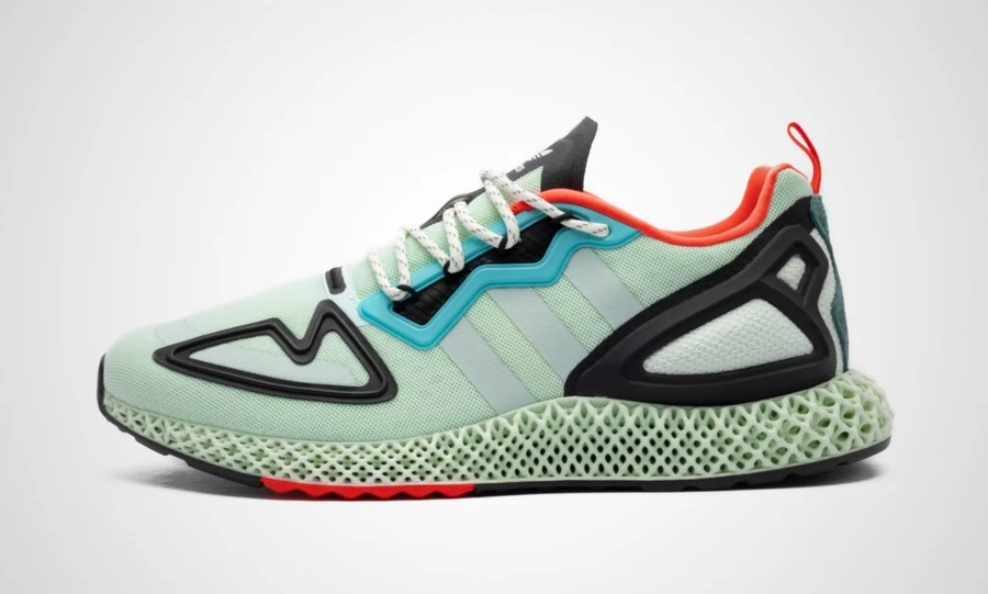 adidas ZX 4000 4D Easy Mint Men's - EF9623 - US アディダス ZX 2K