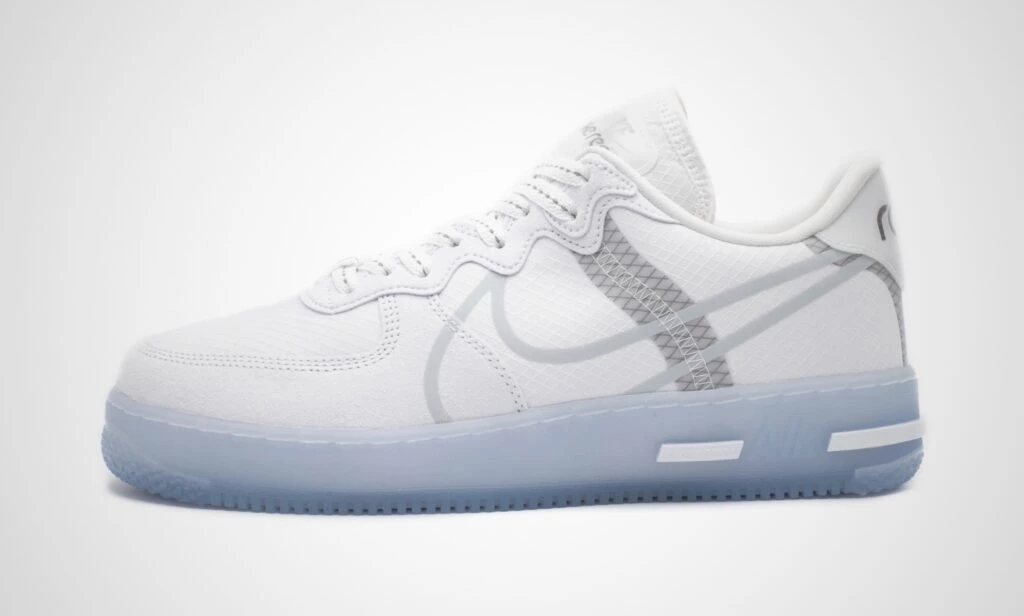 White Light Bone Af1 White Ice React Nike Air Force React White