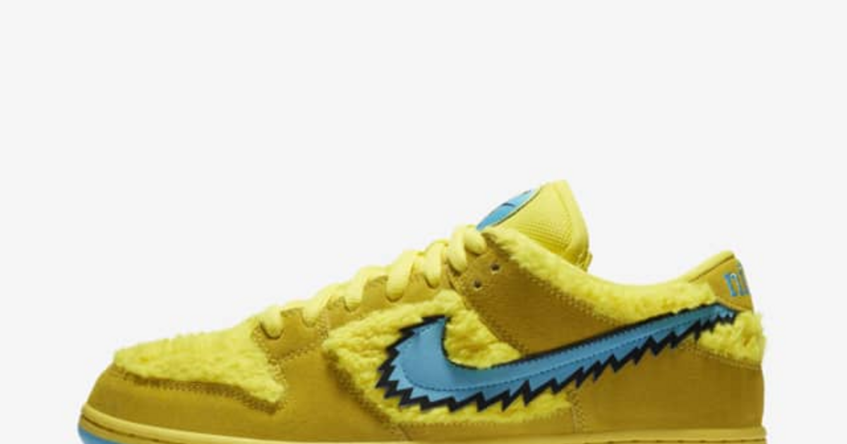 Grateful Dead x Nike SB Dunk Opti Yellow CJ5378-700 | Dead Stock