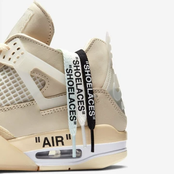 Off-White x Nike Air Jordan 4 Sail