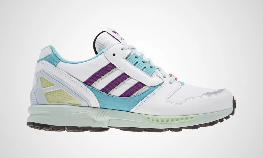 adidas ZX 8000 Purple Aqua Dead Stock