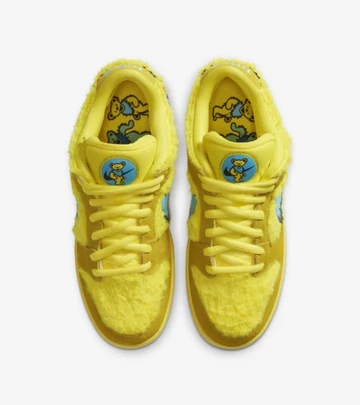 Grateful Dead x Nike SB Dunk Opti Yellow