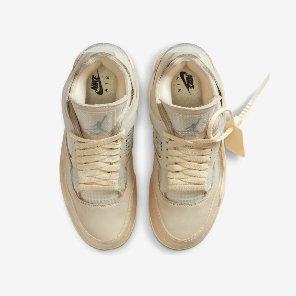 Off-White x Nike Air Jordan 4 Sail CV9388-100 | Dead Stock
