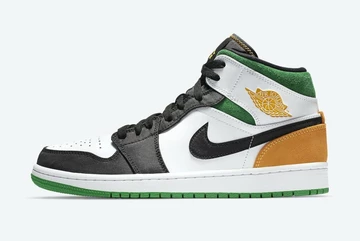 Nike Air Jordan 1 Mid Lucky Green