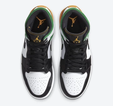 Nike Air Jordan 1 Mid Lucky Green