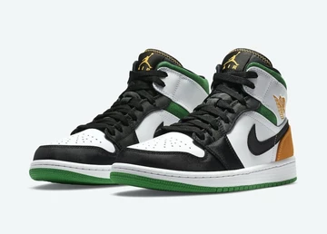 Nike Air Jordan 1 Mid Lucky Green