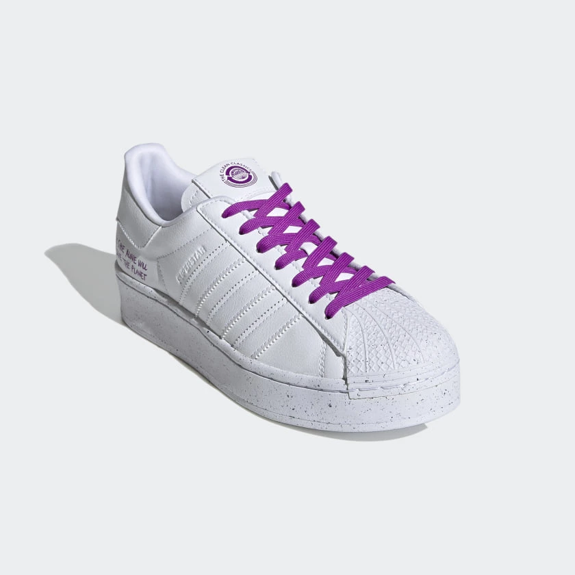 adidas gazelle silver green womens adidas Skateboarding x Kader Superstar ADV Shoes - Dark Purple Gold Melange - Men main image 1