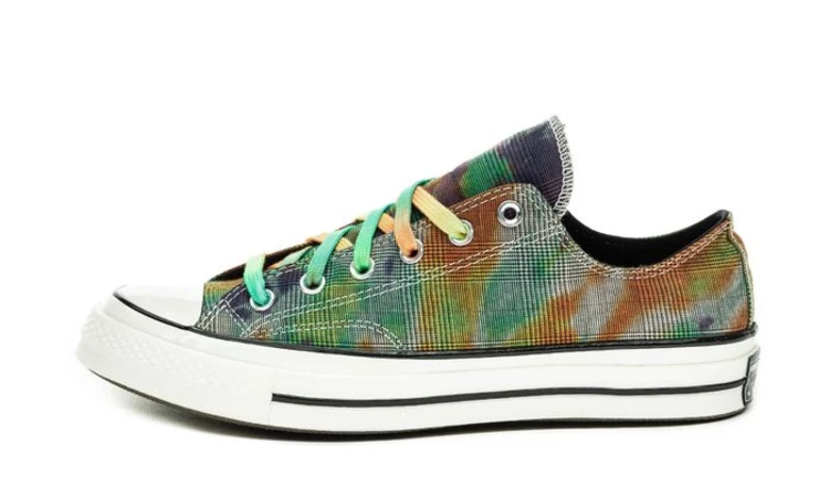 Converse Chuck Taylor Low Tie Dye Plaid