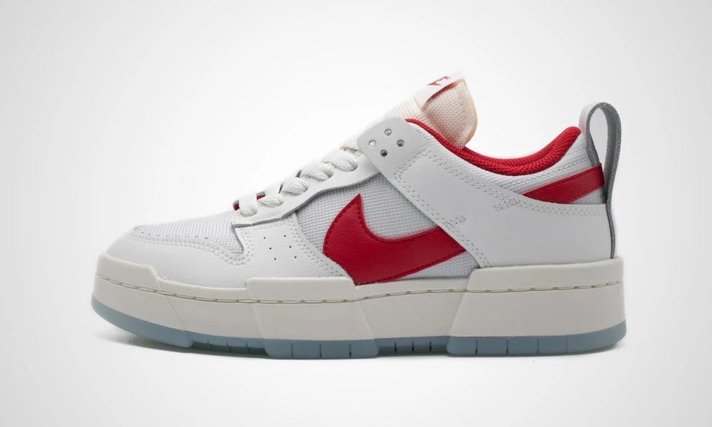 公式正規品!★DUNK LOW DISRUPT GYM RED Size 5 - Nike Dunk Disrupt Low White Gym Red W for sale
