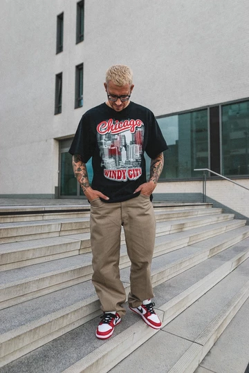 Heavyweight Oversized Shirt "Chicago" - Release