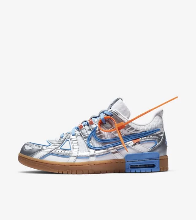 Nike x Off White Rubber Dunk University Blue CU6015 100 Dead Stock