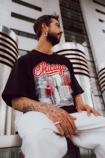 Heavyweight Oversized Shirt "Chicago" - Release