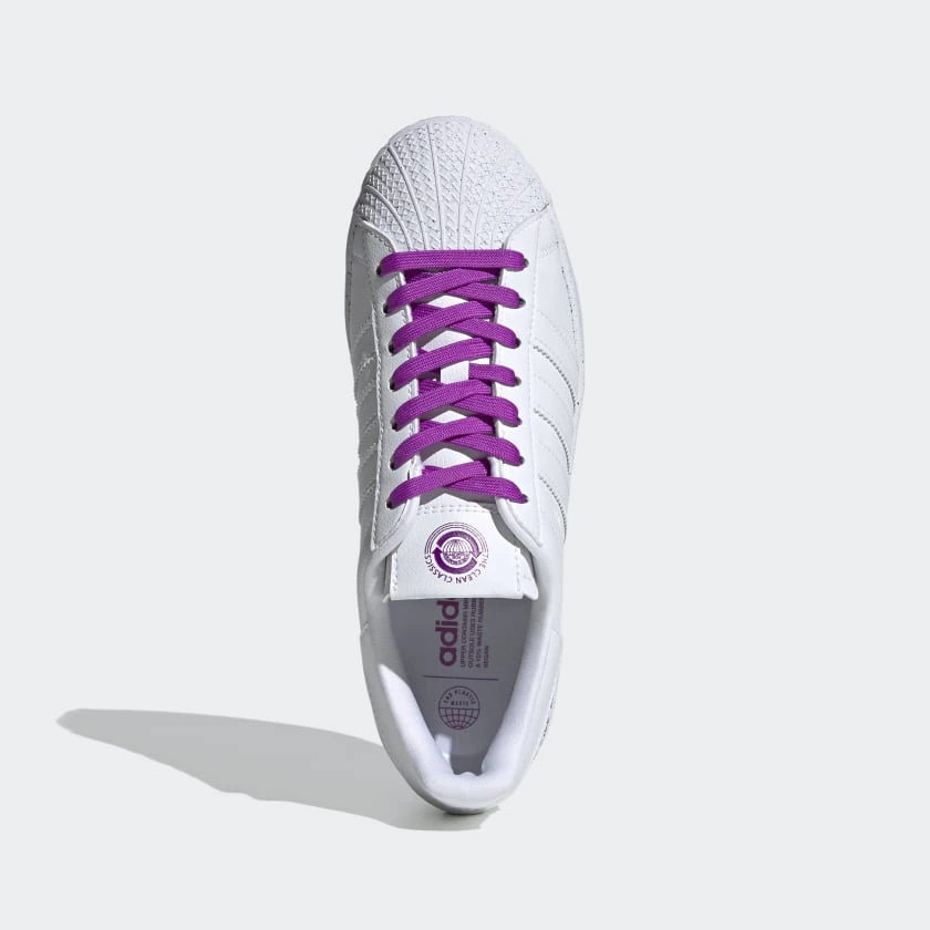 Adidas Sneakersy Fy0129 Purple Superstar Bold Primegreen Vegan