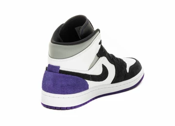 Jordan 1 Mid Purple Heel