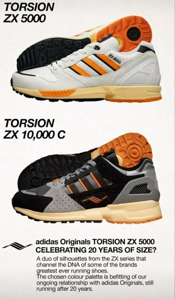 size? x adidas ZX 5000 & 10000c