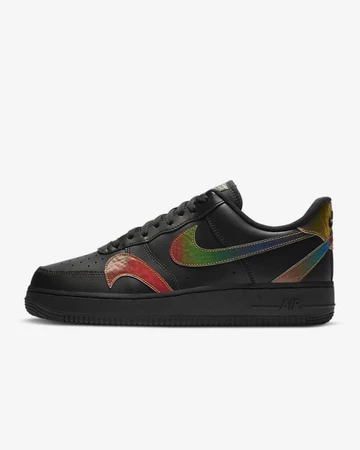 Nike Air Force 1 Misplaced Swoosh Black