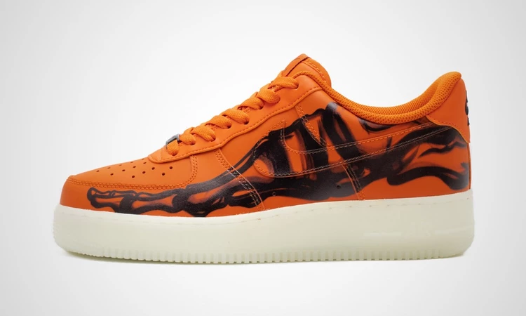 Nike Air Force 1 Orange Skeleton