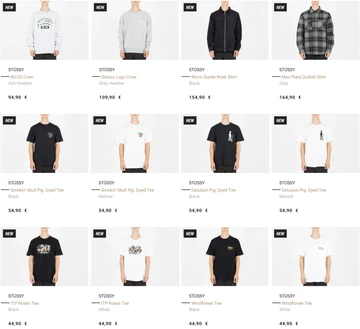 Stüssy - weiterer Drop