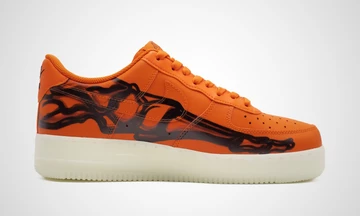 Nike Air Force 1 Orange Skeleton