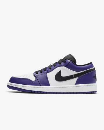 Jordan 1 Low Court Purple