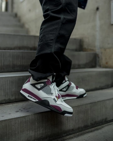 Jordan 4 PSG - on feet
