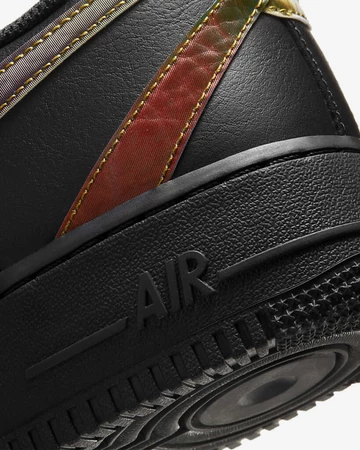 Nike Air Force 1 Misplaced Swoosh Black